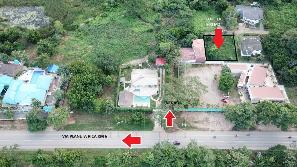 LOTE EN VENTA  KM 6 VIA PLANETA RICA - URBANIZACION MIRADOR DEL VALLE