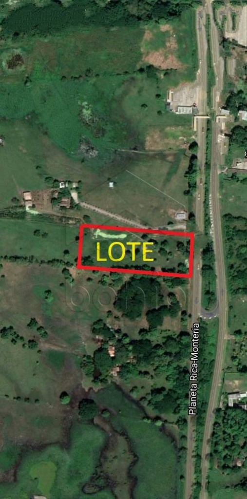 LOTE EN VENTA EN LA VIA PLANETA RICA