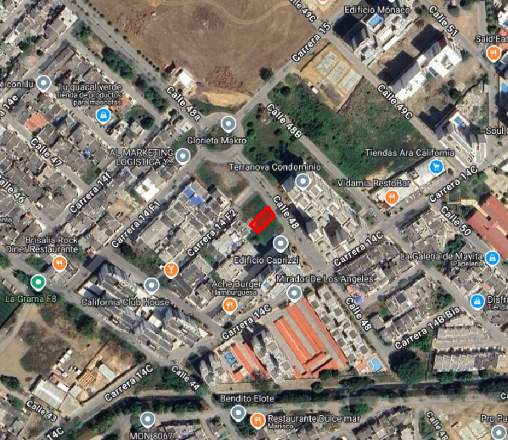 LOTE EN VENTA EN EL BARRIO CALIFORNIA
