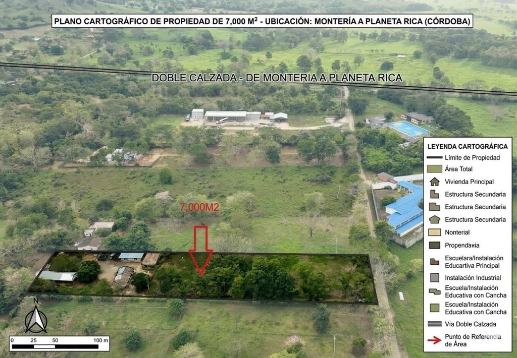 LOTE EN VENTA EN K 11 VIA PLANETA RICA